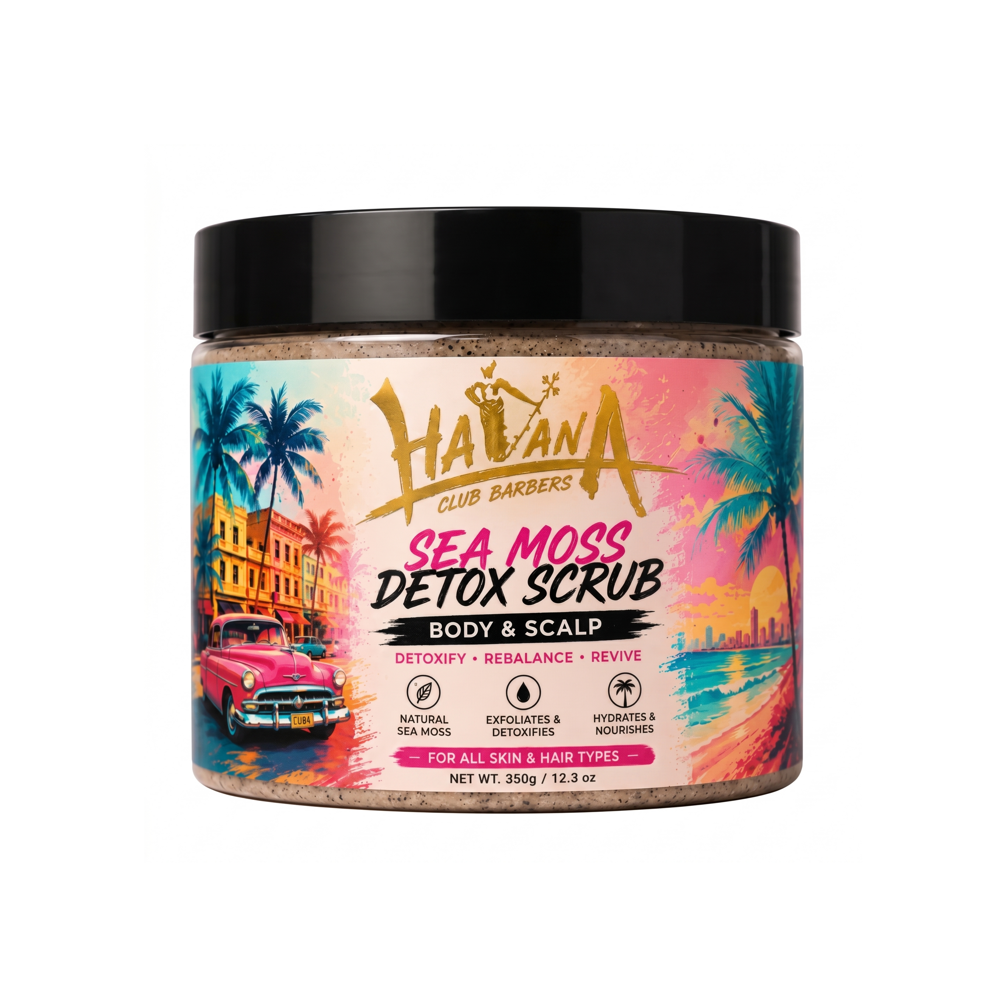 Sea Moss Detox Scrub — Body & Scalp